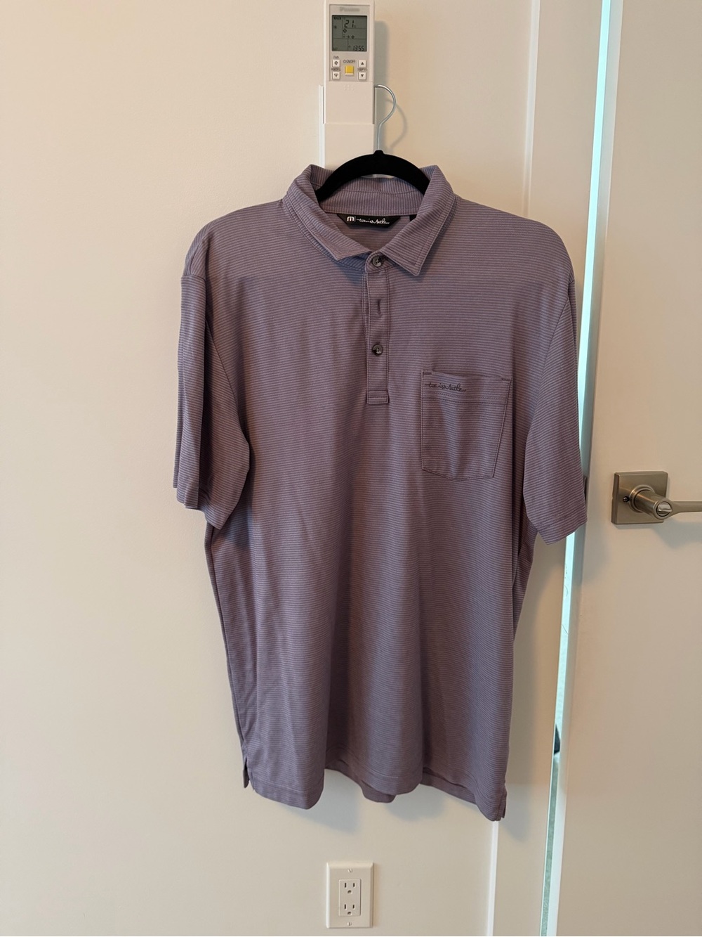 Travis Mathew Men’s Golf ⛳️ Shirt - Light Lavender